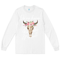 White Do No Harm But Take No Bull Long Sleeve Tee - Bettercallsaul