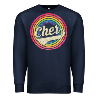 Navy cher Premium Sweatshirt - artisFamous