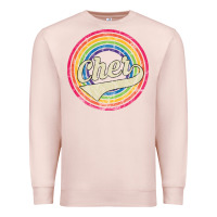 Pale Pink cher Premium Sweatshirt - artisFamous