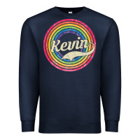 Navy kevin Premium Sweatshirt - artisFamous
