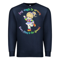 Navy rainbow brite badass   rainbow brite Premium Sweatshirt - artisFamous