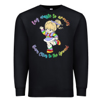 Black rainbow brite badass   rainbow brite Premium Sweatshirt - artisFamous