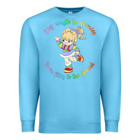 Ocean Blue rainbow brite badass   rainbow brite Premium Sweatshirt - artisFamous