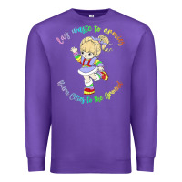 Purple rainbow brite badass   rainbow brite Premium Sweatshirt - artisFamous