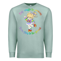 Seafoam rainbow brite badass   rainbow brite Premium Sweatshirt - artisFamous