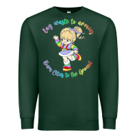 Sports Green rainbow brite badass   rainbow brite Premium Sweatshirt - artisFamous
