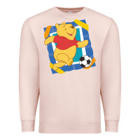 Pale Pink winnie the pooh Premium Sweatshirt - artisFamous