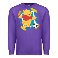 Purple winnie the pooh Premium Sweatshirt - artisFamous