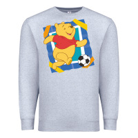Heather Grey winnie the pooh Premium Sweatshirt - artisFamous
