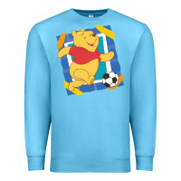 Ocean Blue winnie the pooh Premium Sweatshirt - artisFamous