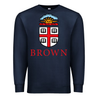 Navy brown university Premium Sweatshirt - artisFamous