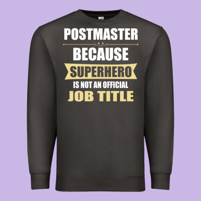 Gift For Superhero Postmaster Premium Sweatshirt Designed By Artisfamous