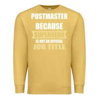 Antique Gold gift for superhero postmaster Premium Sweatshirt - artisFamous