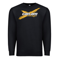 Black can am team Premium Sweatshirt - artisFamous