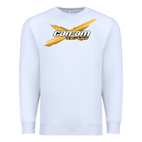 White can am team Premium Sweatshirt - artisFamous