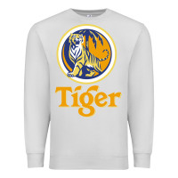 Dove Grey The Tiger Premium Sweatshirt - artisFamous