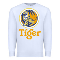 White The Tiger Premium Sweatshirt - artisFamous