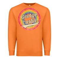 Carrot george carlin   retro rainbow faded style Premium Sweatshirt - artisFamous