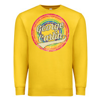 Lemon george carlin   retro rainbow faded style Premium Sweatshirt - artisFamous