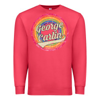 Cardinal george carlin   retro rainbow faded style Premium Sweatshirt - artisFamous