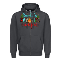 Smoke santa s favorite camper Zipper Hoodie - JahusDesignShop