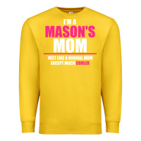 Lemon i'm a mason's  mom just like a normal mom Premium Sweatshirt - artisFamous