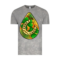 Cloud Rock st.patrick's teardrop earrings Vintage Tee - FaDigitalArtStudio