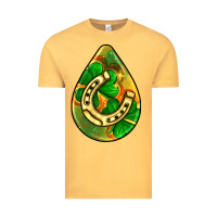 Vintage Mustard st.patrick's teardrop earrings Vintage Tee - FaDigitalArtStudio
