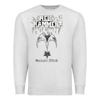 Oatmeal Heather hell hammer Premium Sweatshirt - artisFamous