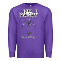 Purple hell hammer Premium Sweatshirt - artisFamous