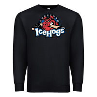 Black The Icehogs, Rockford Premium Sweatshirt - artisFamous