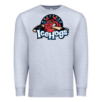 Heather Grey The Icehogs, Rockford Premium Sweatshirt - artisFamous
