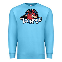 Ocean Blue The Icehogs, Rockford Premium Sweatshirt - artisFamous