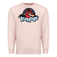 Pale Pink The Icehogs, Rockford Premium Sweatshirt - artisFamous