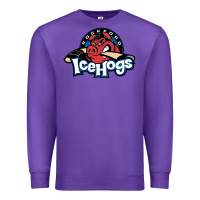 Purple The Icehogs, Rockford Premium Sweatshirt - artisFamous