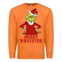 Carrot Merry Whatever Grinch Premium Sweatshirt - artisFamous