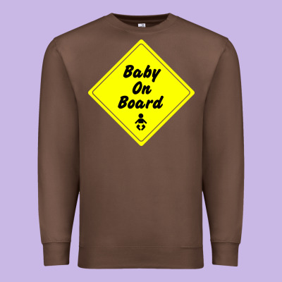Baby On Board Premium Sweatshirt Designed By Artisfamous