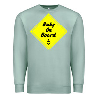 Seafoam baby on board Premium Sweatshirt - artisFamous