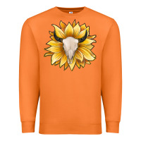 Carrot sunflower bull skull Premium Sweatshirt - JahusDesignShop
