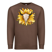 Chestnut sunflower bull skull Premium Sweatshirt - JahusDesignShop