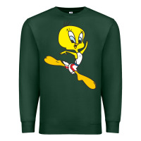Sports Green tweety bird Premium Sweatshirt - artisFamous