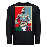 Black canelo alvarez mexican boxing Premium Sweatshirt - artisFamous