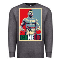 Charcoal Heather canelo alvarez mexican boxing Premium Sweatshirt - artisFamous