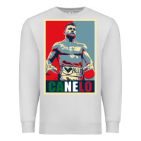 Dove Grey canelo alvarez mexican boxing Premium Sweatshirt - artisFamous