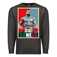 Smoke canelo alvarez mexican boxing Premium Sweatshirt - artisFamous