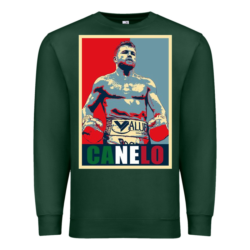 Canelo Alvarez Mexican Boxing Premium Sweatshirt by artisFamous | Teevron