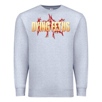 Heather Grey dying fetus 3 Premium Sweatshirt - artisFamous