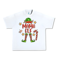 White mama elf Urban Heavy Tee - FaDigitalArtStudio