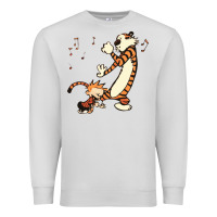 Dove Grey calvin dance party Premium Sweatshirt - artisFamous