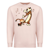 Pale Pink calvin dance party Premium Sweatshirt - artisFamous